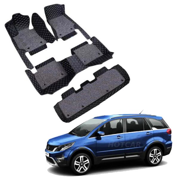 Tata Hexa Premium 7D Floor Mats - 4 Colour Options