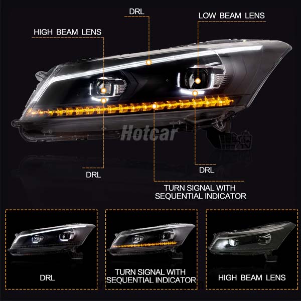 Drl honda deals accord 2008