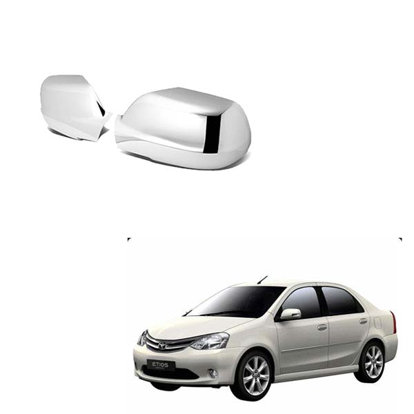 Toyota Etios - Chrome Mirror Covers - Set of 2 Pieces