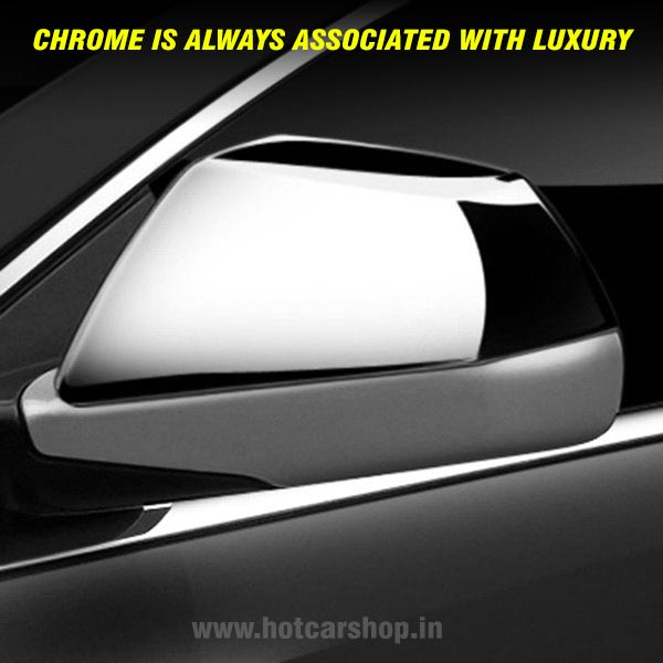 Toyota Etios Chrome Mirror Covers Set of 2 Pieces