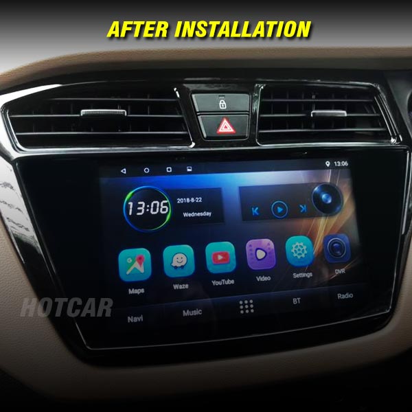 Hotcar - Hyundai i20 Elite (2014-2017) 9 Inch Android Stereo (2GB/32GB) - With LED Rear View Camera - 1 Year Warranty