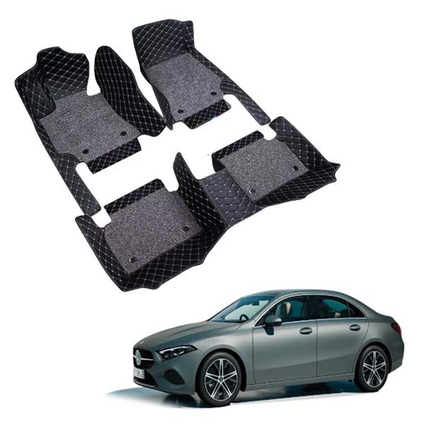 Mercedes Benz A-200 Limousine Premium 7D Floor Mats - 4 Colour Options