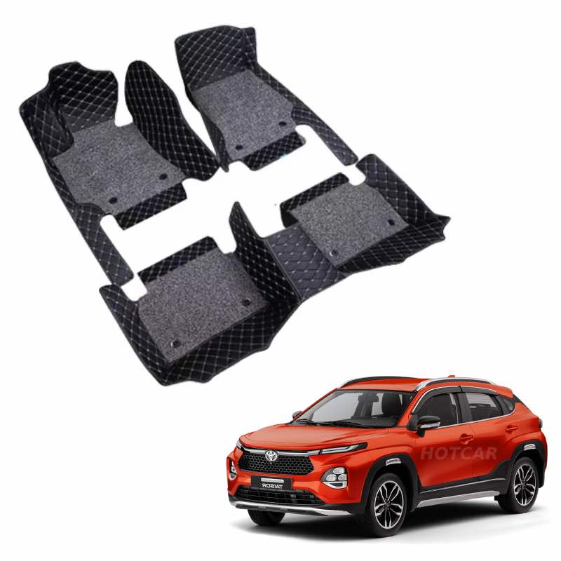 Toyota Taisor Premium 7D Floor Mats - 4 Colour Options