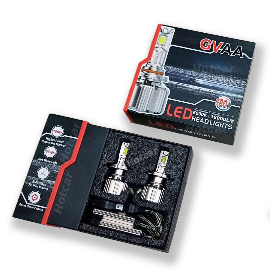 GVAA LED Headlight Bulbs 130W Dark Edition - H11