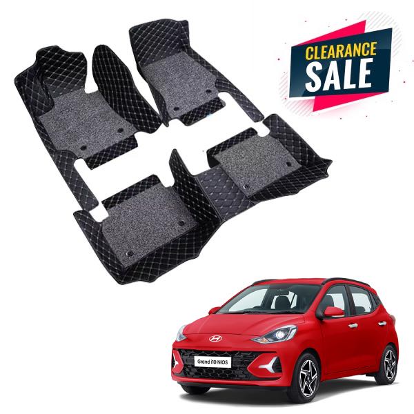 Hyundai i10 Nios Premium 7D Floor Mats - 4 Colour Options