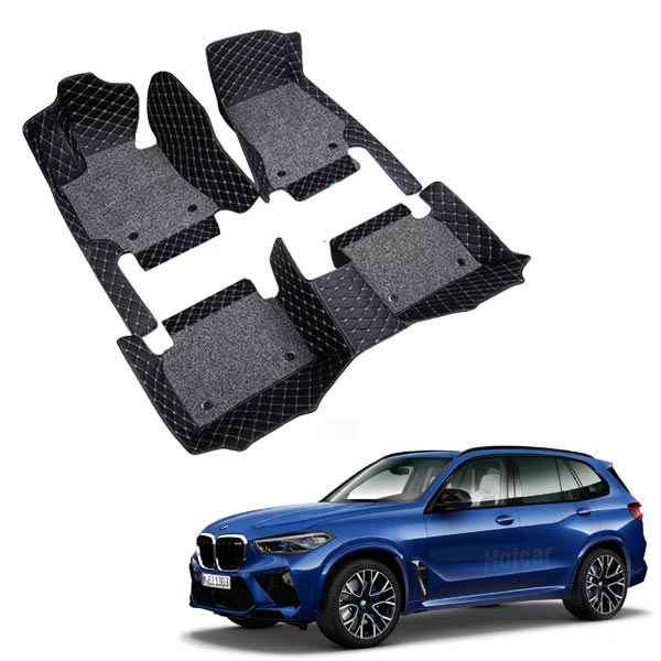 BMW X5 7 Seater (2016 to 2018) Premium 7D Floor Mats - 4 Colour Options