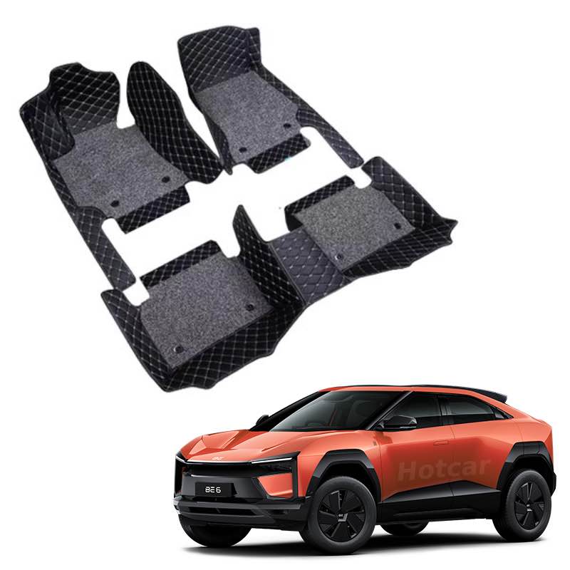 Mahindra BE 6 Premium 7D Floor Mats - 4 Colour Options