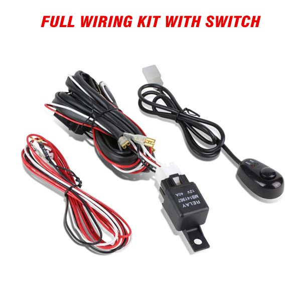 Universal Car Fog Lights - With Full Wiring Harness & Switch (Multiple Cars)